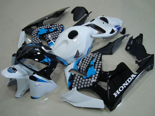 Lojas Carenagens Moto Honda CBR600RR 2005-2006 - Branco Azul Preto