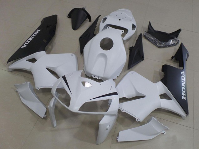 Lojas Kit Carenagens Moto Honda CBR600RR 2005-2006 - Branco Preto