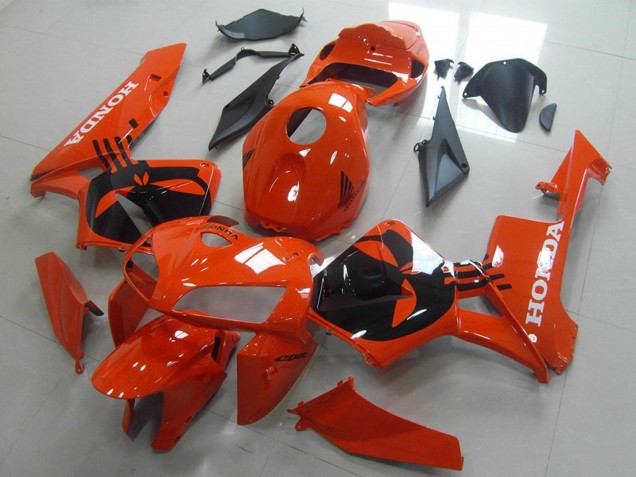 Lojas Carenagem Moto Honda CBR600RR 2005-2006 - Laranja Preto