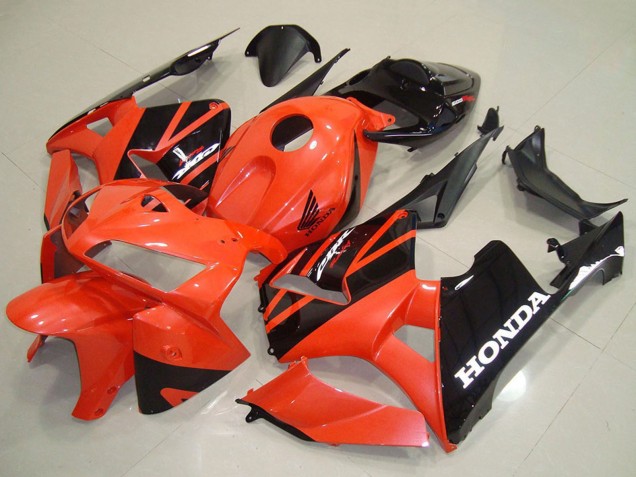 Lojas Carenagens Moto Honda CBR600RR 2005-2006 - Laranja Preto