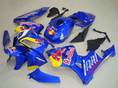 Lojas Carenagens Moto Honda CBR600RR 2005-2006 - Azul Amarelo Red Bull
