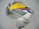 Lojas Carenagens Moto Honda CBR600RR 2005-2006 - Azul Branco Amarelo Rothmans