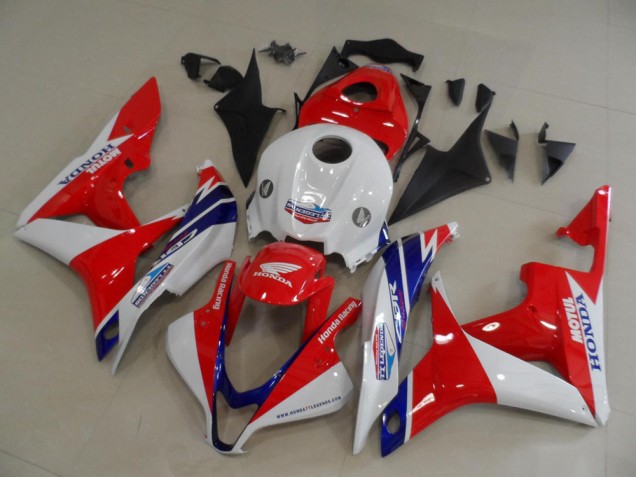 Lojas Carenagens Moto Honda CBR600RR 2007-2008 - Branco Vermelho Azul