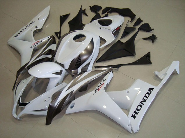 Lojas Carenagens Moto Honda CBR600RR 2007-2008 - Branco Prata