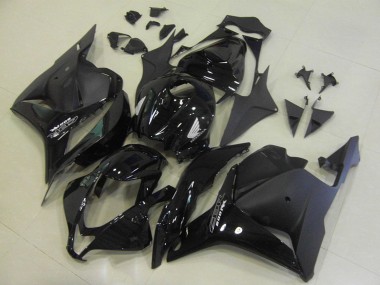 Lojas Carenagens Moto Honda CBR600RR 2009-2012 - Preto Brilhante Preto Fosco OEM Estilo