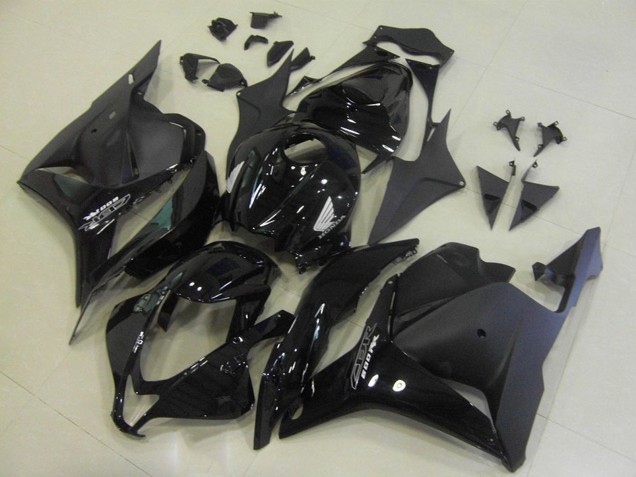 Lojas Carenagens Moto Honda CBR600RR 2009-2012 - Preto Brilhante Preto Fosco OEM Estilo