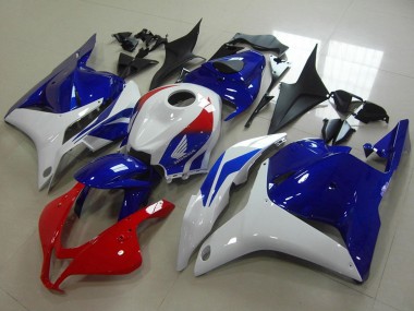 Lojas Carenagem Moto Honda CBR600RR 2009-2012 - Branco Vermelho Azul