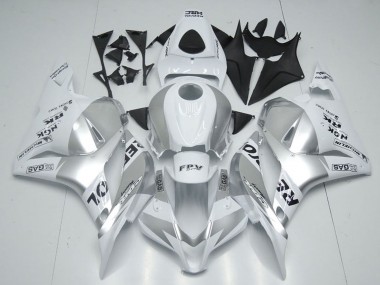 Lojas Carenagens Moto Honda CBR600RR 2009-2012 - Branco Prata Preto Repsol