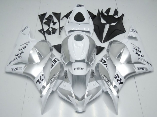 Lojas Carenagens Moto Honda CBR600RR 2009-2012 - Branco Prata Preto Repsol