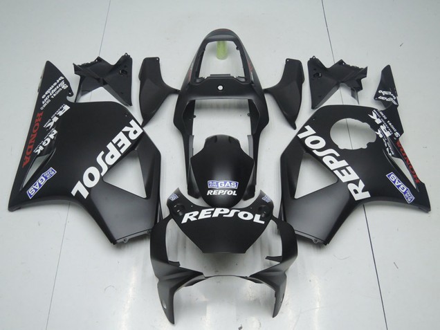 Lojas Carenagens Moto Honda CBR900RR 954 2002-2003 - Preto Fosco Repsol