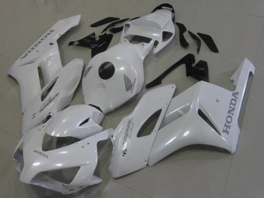 Lojas Carenagens Moto Honda CBR1000RR 2006-2007 - Branco Prata Decalques