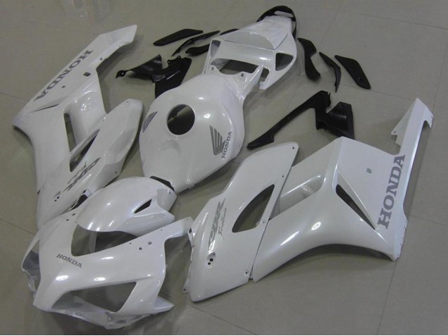 Lojas Carenagens Moto Honda CBR1000RR 2006-2007 - Branco Prata Decalques