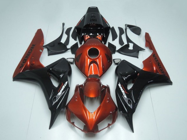 Lojas Carenagem Moto Honda CBR1000RR 2006-2007 - Vermelho Preto Brilhante