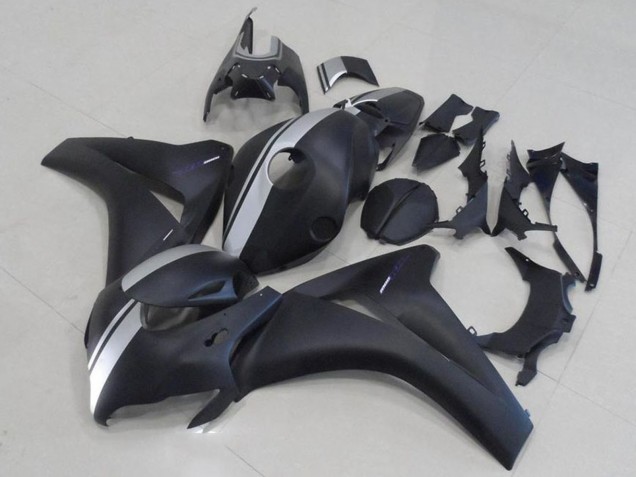 Lojas Carenagens Moto Honda CBR1000RR 2008-2011 - Preto Fosco Prata