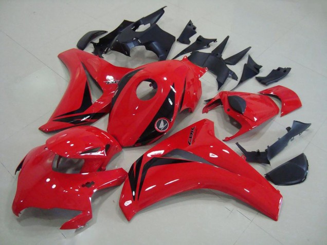 Lojas Kits Carenagem Moto Honda CBR1000RR 2008-2011 - Vermelho Preto Brilhante OEM Estilo