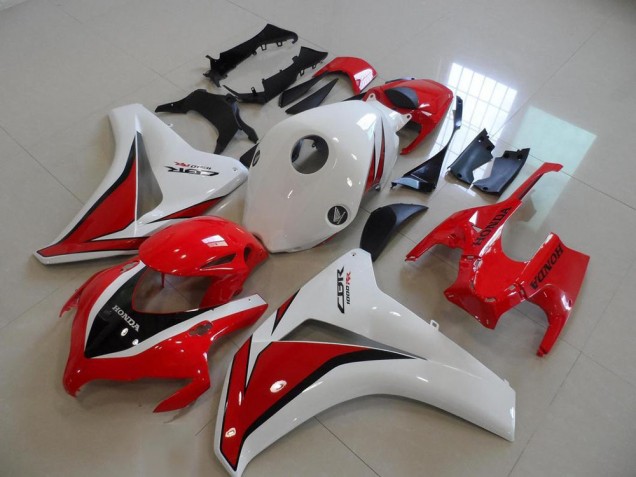 Lojas Carenagem Moto Honda CBR1000RR 2008-2011 - Branco Vermelho Preto Brilhante