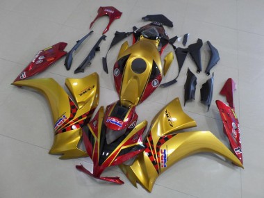 Lojas Carenagens Moto Honda CBR1000RR 2012-2016 - Ouro Vermelho HRC
