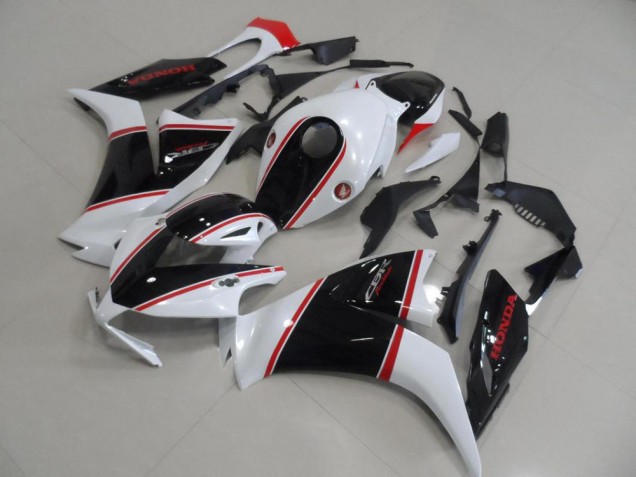 Lojas Carenagem Moto Honda CBR1000RR 2012-2016 - Branco Vermelho Preto Brilhante Listra