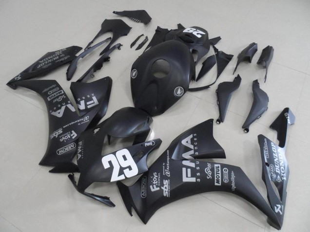 Lojas Carenagens Moto Honda CBR1000RR 2012-2016 - Preto Fosco Fiaa 29