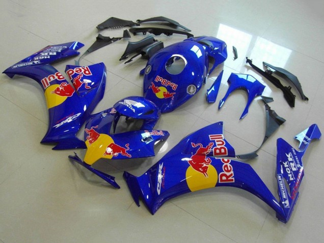 Lojas Carenagens Moto Honda CBR1000RR 2012-2016 - Azul Amarelo Red Bull