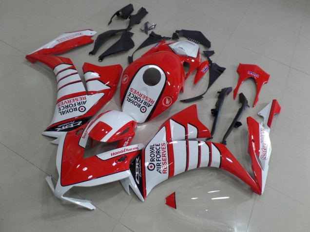 Lojas Carenagens Moto Honda CBR1000RR 2012-2016 - Branco Vermelho Asas