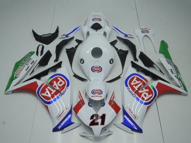 Lojas Carenagens Moto Honda CBR1000RR 2012-2016 - Branco Vermelho Azul Verde Pata 21