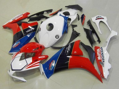 Lojas Carenagens Moto Honda CBR1000RR 2012-2016 - Branco Azul Vermelho Preto Brilhante TT Legends
