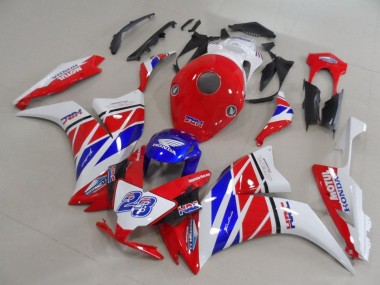 Lojas Carenagens Moto Honda CBR1000RR 2012-2016 - Branco Vermelho Azul HRC 23