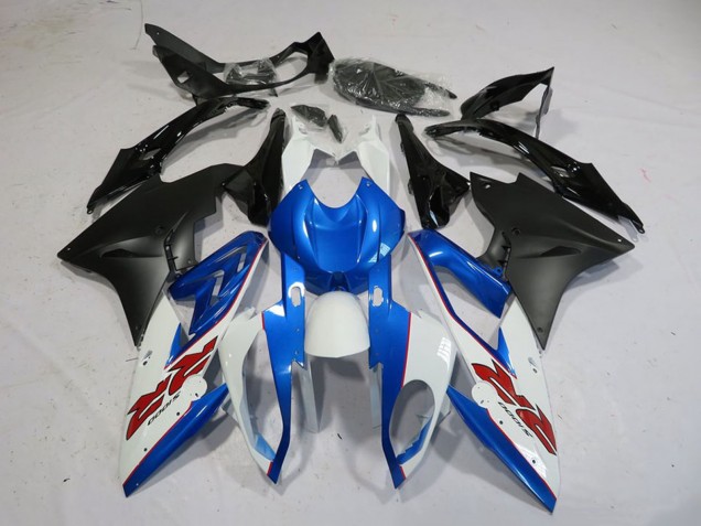 Lojas Carenagem Moto BMW S1000RR 2015-2016 - Branco Azul Preto Fosco