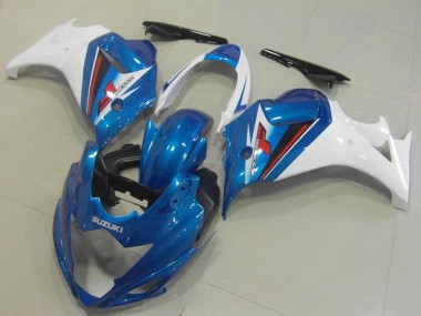Lojas Carenagens Moto Suzuki GSX650F 2008-2013 - Branco Azul