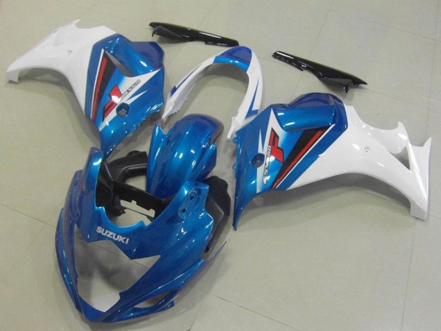 Lojas Carenagens Moto Suzuki GSX650F 2008-2013 - Branco Azul