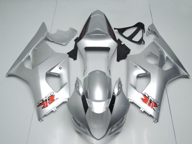 Lojas Carenagens Moto Suzuki GSXR 1000 2003-2004 - Prata Vermelho OEM Estilo