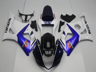 Lojas Carenagens Moto Suzuki GSXR 1000 2003-2004 - Branco Azul Preto Brilhante Vermelho