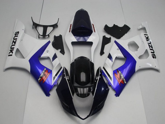 Lojas Carenagens Moto Suzuki GSXR 1000 2003-2004 - Branco Azul Preto Brilhante Vermelho