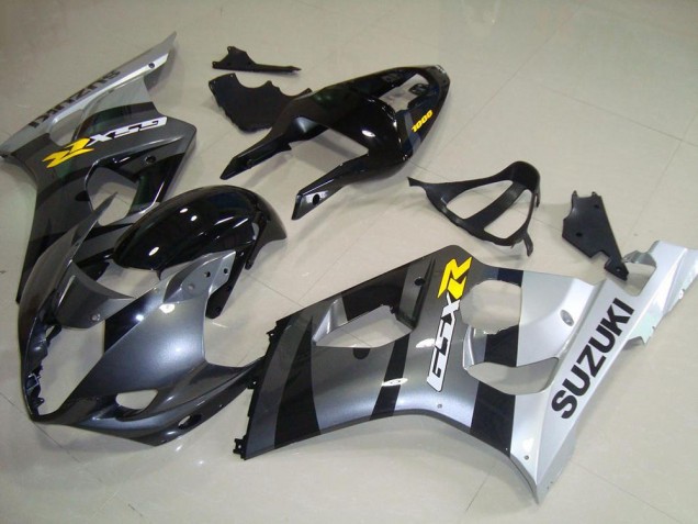 Lojas Carenagens Moto Suzuki GSXR 1000 2003-2004 - Prata Cinzento Preto Amarelo