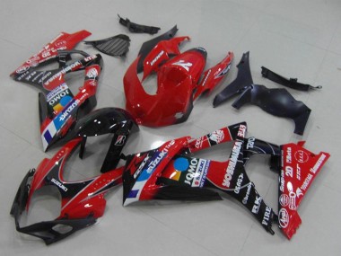Lojas Carenagens Moto Suzuki GSXR 1000 2007-2008 - Vermelho Preto Azul Branco JOMO