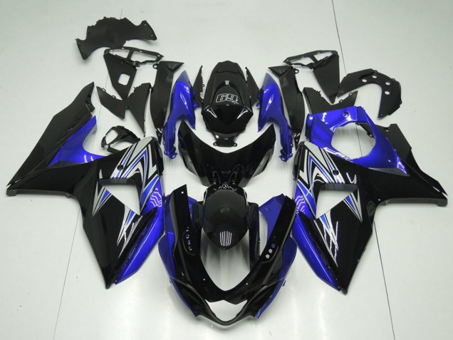 Lojas Carenagens Moto Suzuki GSXR 1000 2009-2016 - Preto Brilhante Azul