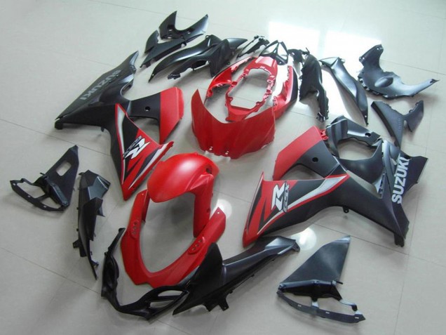 Lojas Carenagens Moto Suzuki GSXR 1000 2009-2016 - Vermelho Preto Fosco