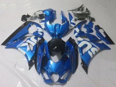 Lojas Carenagens Moto Suzuki GSXR 1000 2017-2024 - Azul Branco Preto