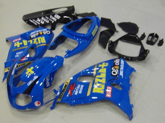 Lojas Carenagens Moto Suzuki TL1000R 1998-2003 - Azul Amarelo Preto Rizla Dunlop