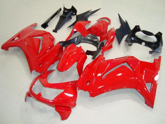 Lojas Carenagens Moto Kawasaki ZX250R 2008-2012 - Vermelho Preto