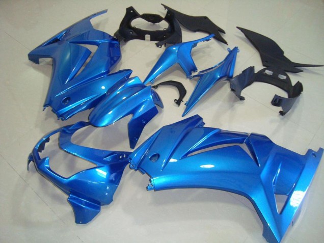 Lojas Carenagens Moto Kawasaki ZX250R 2008-2012 - Azul Claro OEM Estilo