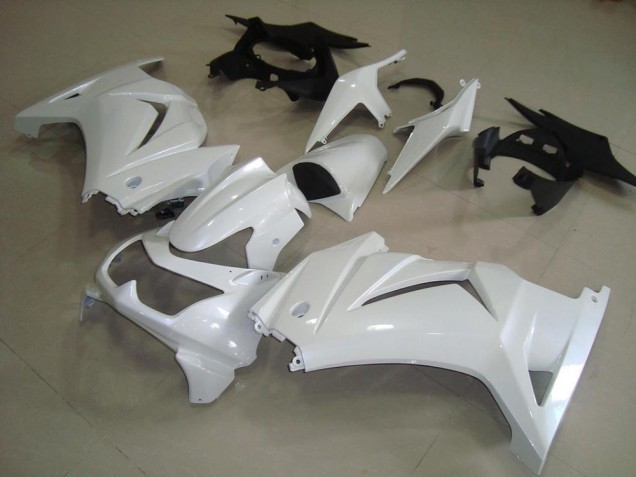 Lojas Carenagens Moto Kawasaki ZX250R 2008-2012 - Branco Pérola