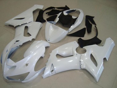 Lojas Carenagens Moto Kawasaki ZX6R 2005-2006 - Branco Pérola
