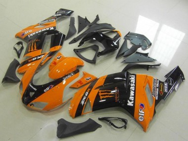 Lojas Carenagens Moto Kawasaki ZX6R 2007-2008 - Laranja Monstro
