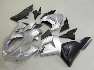 Lojas Carenagem Moto Kawasaki ZX10R 2004-2005 - Prata Preto Ninja