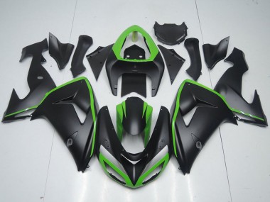 Lojas Carenagem Moto Kawasaki ZX10R 2006-2007 - Verde Preto Fosco