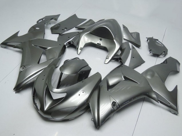 Lojas Carenagens Moto Kawasaki ZX10R 2006-2007 - Cinzento Brilhante