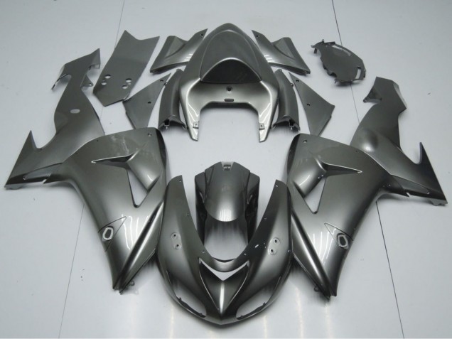 Lojas Carenagens Moto Kawasaki ZX10R 2006-2007 - Cinzento Brilhante