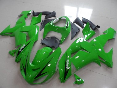 Lojas Carenagens Moto Kawasaki ZX10R 2006-2007 - Verde Preto Listra